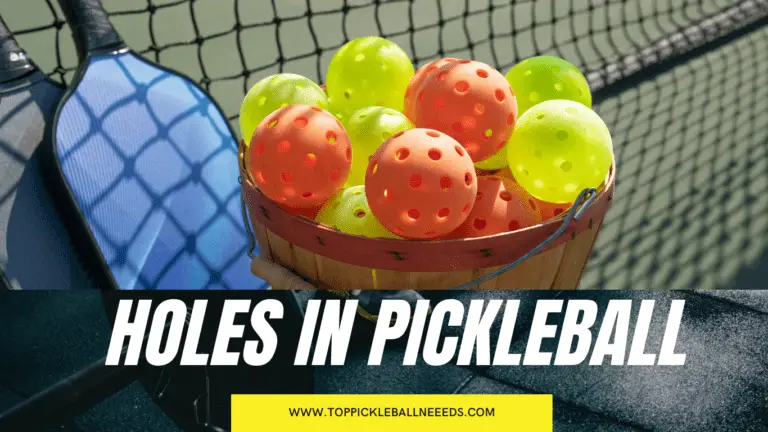 How Many Holes in an Outdoor Pickleball: Unraveling the Mystery
