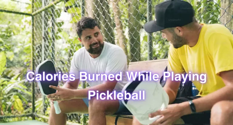 A group of Two men sitting on a bench and discussing Does Pickleball Burn Calories