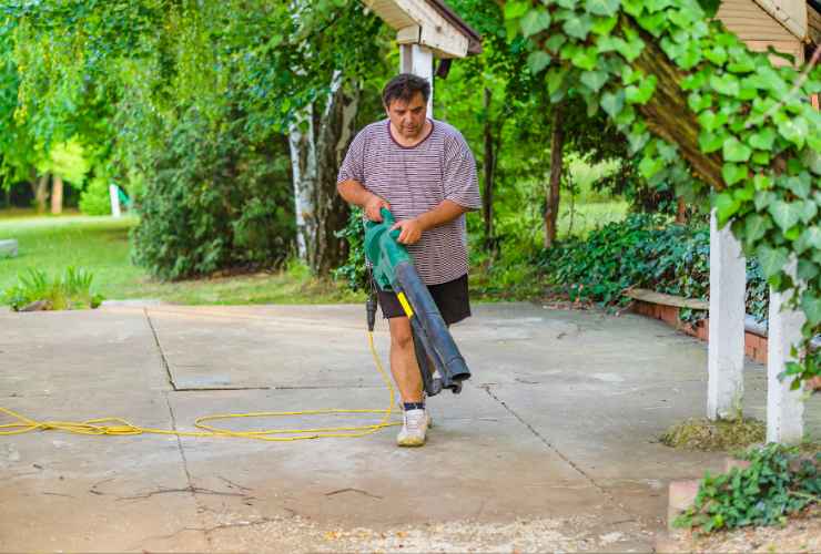 Leaf Blower for drying