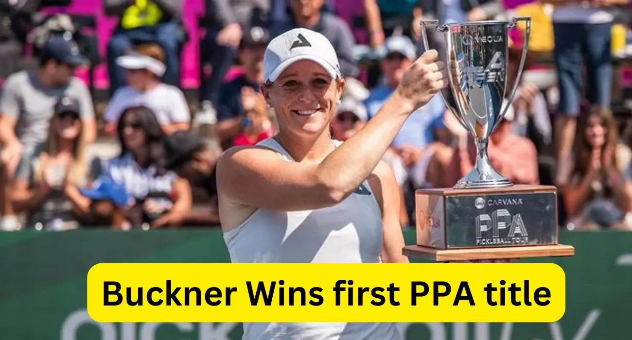 Buckner Takes Down startman wins her first PPA title