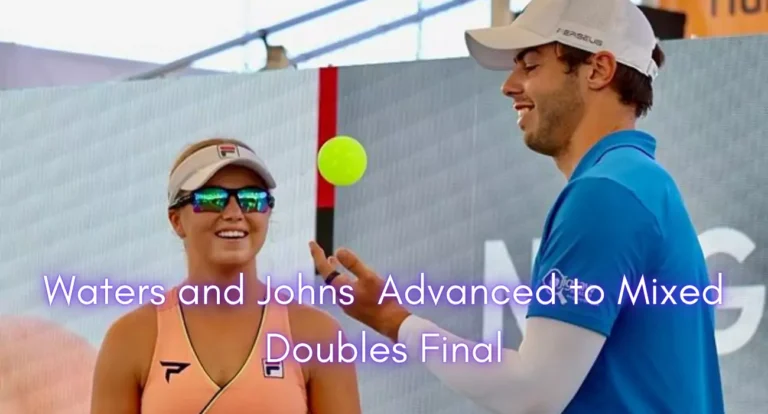 Waters and Johns Dominate Mixed Doubles Pro Main Draw