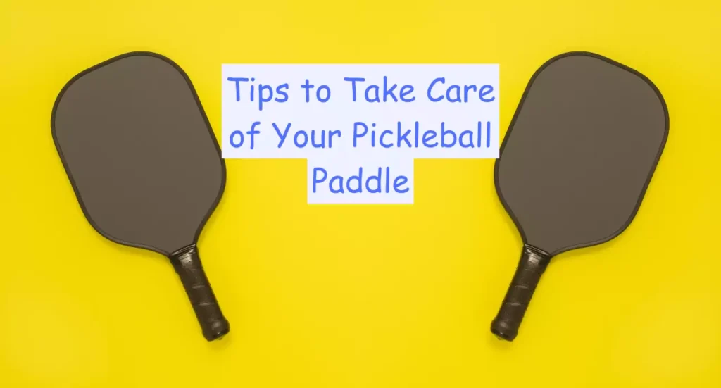 Tips to Take Care of Your Pickleball Paddle