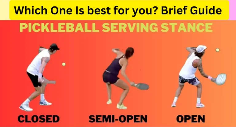 Adopting the Open Stance Pickleball Serve