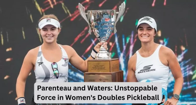 Unstoppable Force: Parenteau and Waters win gold in Women’s Doubles