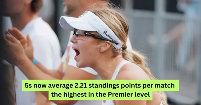 5s now average 2.21 standings points per match, the highest in the Premier level