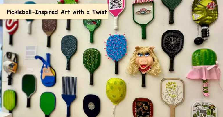 St. George Artist Rebecca Grant Reimagines the Ordinary with Pickleball Paddles