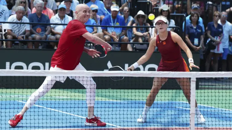 Agassi & Waters Fall in US Open Pickleball Champs – But the Game Wins Big